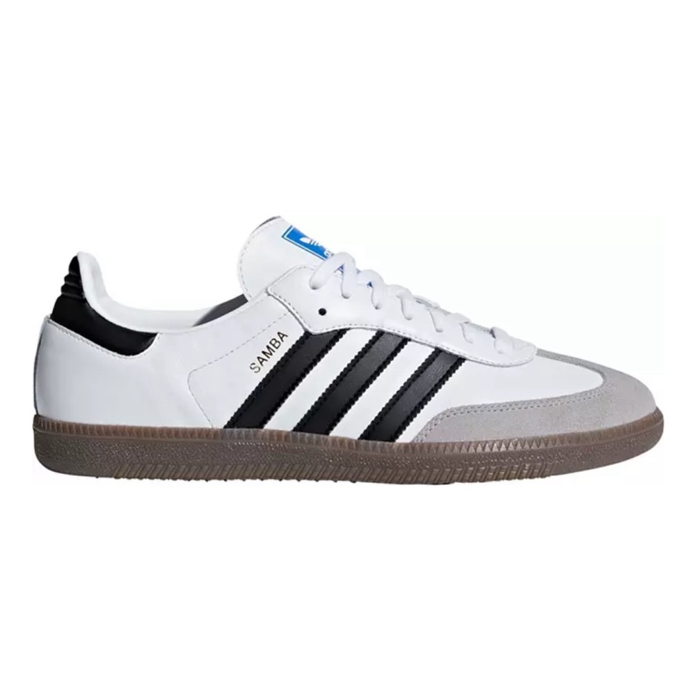 ADIDAS SAMBA OG SHOES | Cloud White / Core Black /gum | M 8 W 9